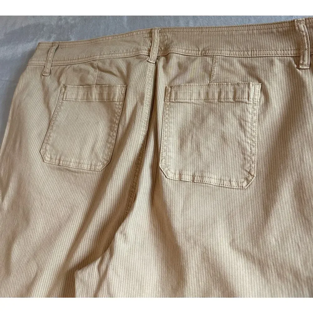 Torrid Crop Aviator Skinny Stretch Twill Mid-Rise Pant